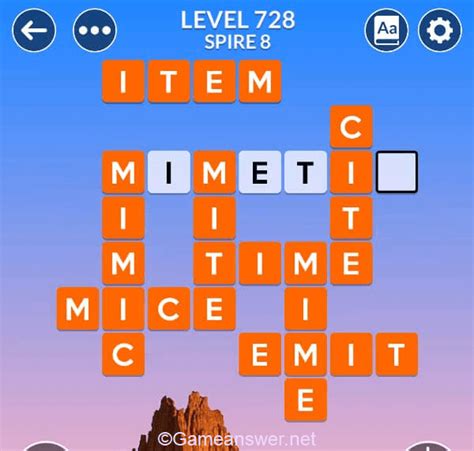 Wordscapes Level 728 Answers [ + Bonus Words ] .